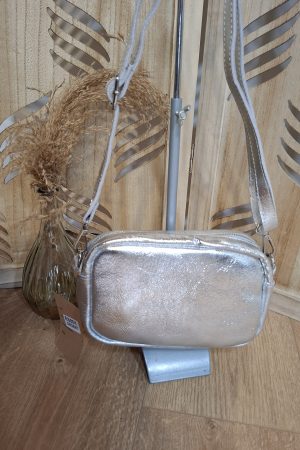 Sac à main SALOME argenté