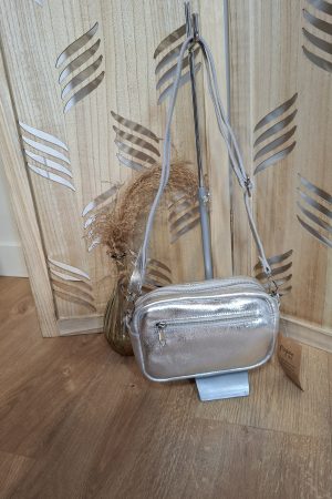 Sac à main SALOME argenté