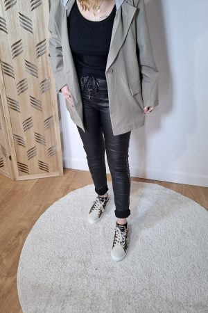 Blazer à capuche AMELIE gris