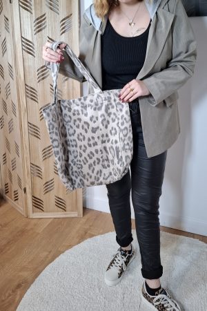Sac TOTE BAG léopard