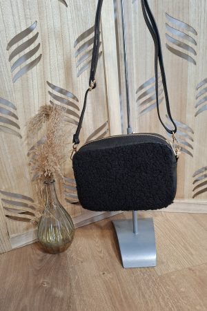 Sac à main AGATHE bleu marine