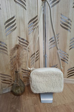 Sac à main AGATHE écru