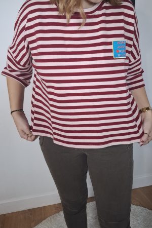 Top MORE AMOR rouge