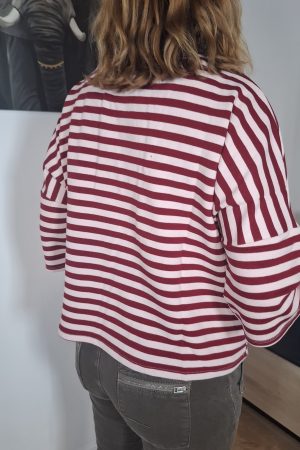 Top MORE AMOR rouge