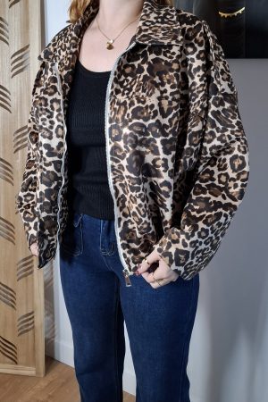 Veste CLARA léopard