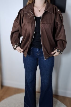 Veste CLARA marron