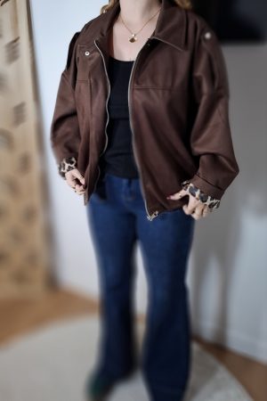 Veste CLARA marron