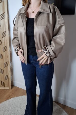 Veste CLARA taupe