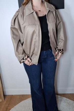 Veste CLARA taupe