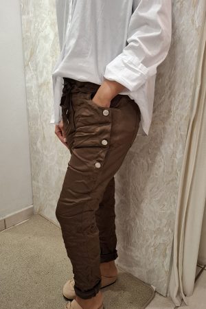 Pantalon JACKIE marron