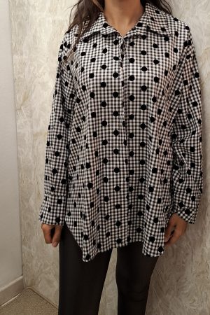 Chemise à pois