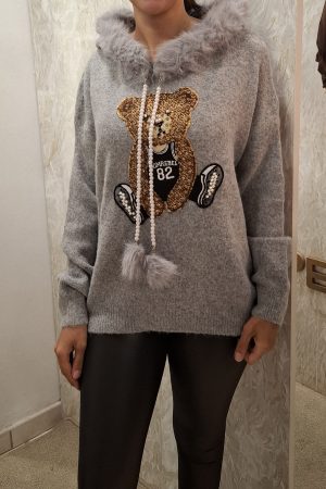 Pull BEAR gris