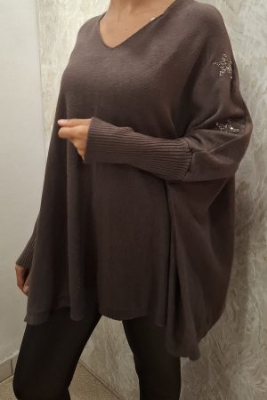 Pull ETOILE marron