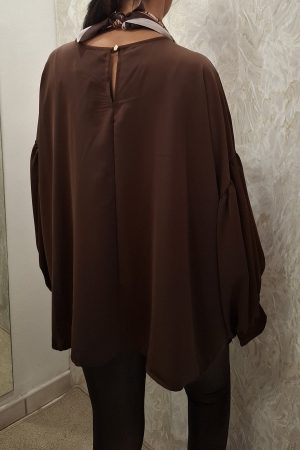 Blouse ROMY marron