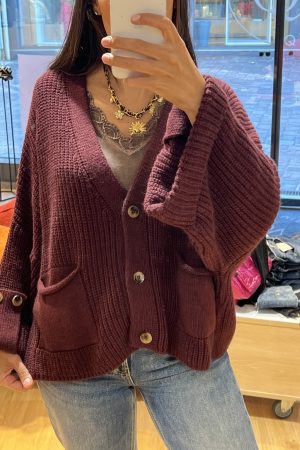 GILET Malya bordeaux