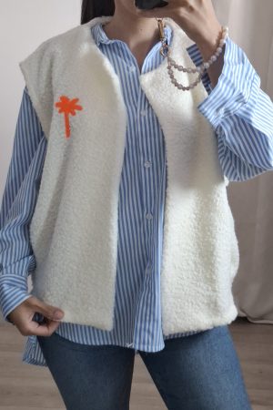 Gilet Palmier orange