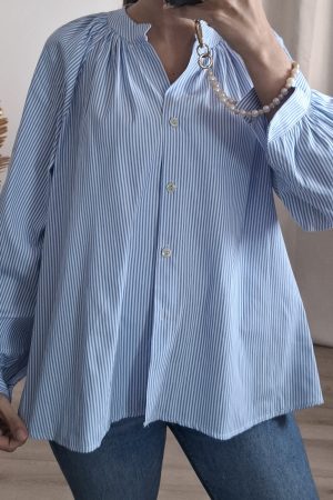 Chemise SOLÈNE bleu