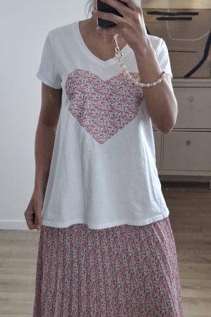 Tee-shirt LAURA rose