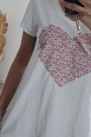 Tee-shirt LAURA rose