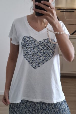 Tee-shirt LAURA bleu