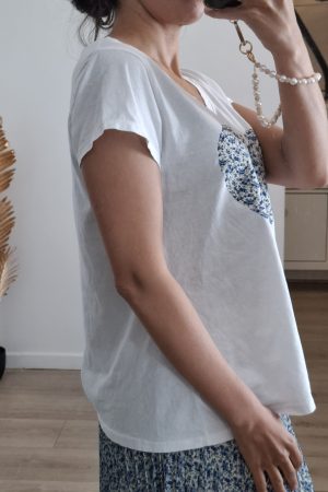 Tee-shirt LAURA bleu