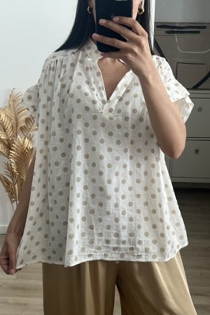 TOP ALIA taupe