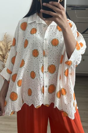 TOP MANEL ORANGE