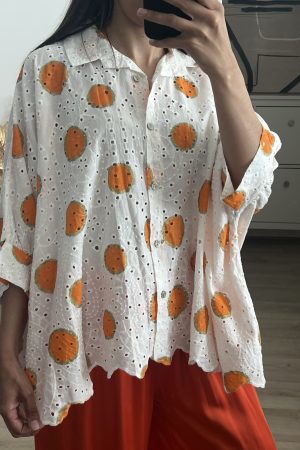 TOP MANEL ORANGE