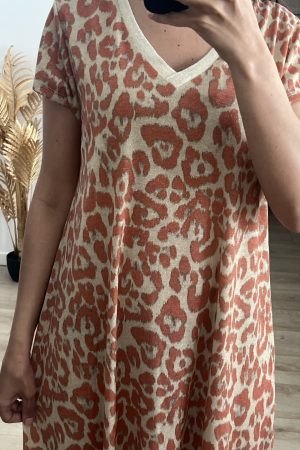 Robe Léo brique