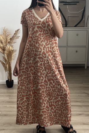 Robe Léo brique