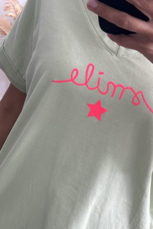 Tee-shirts Smile vert d’eau