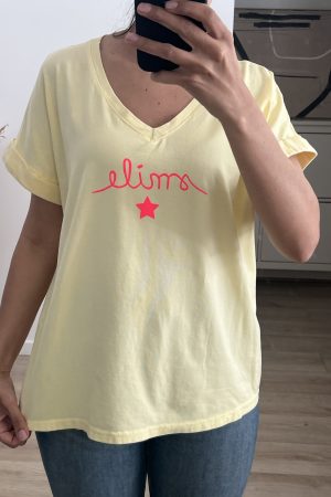 Tee-shirts Smile jaune