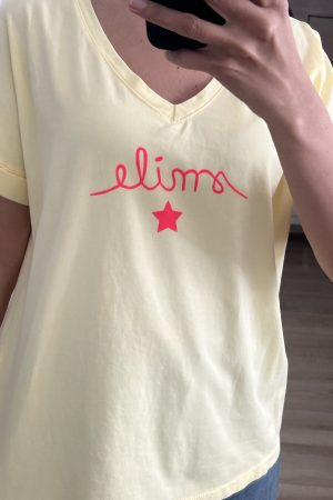 Tee-shirts Smile jaune