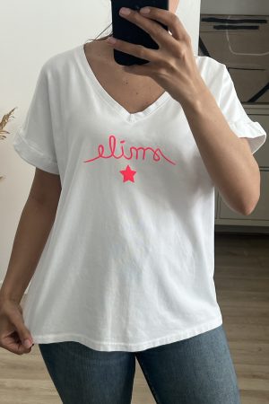 Tee-shirts Smile blanc