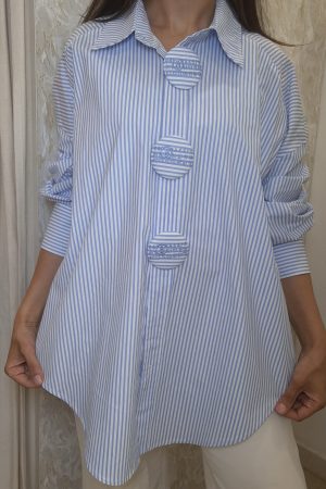 Chemise moly bleu