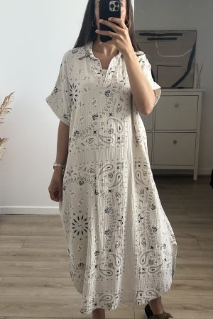 ROBE BANDANA BEIGE
