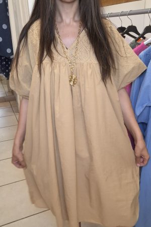ROBE ANNA CAMEL