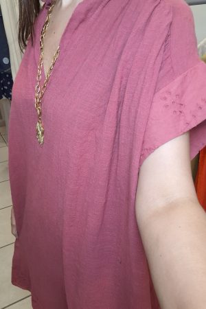 ROBE CHLOE VIEUX ROSE