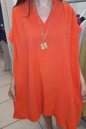ROBE CHLOE ORANGE