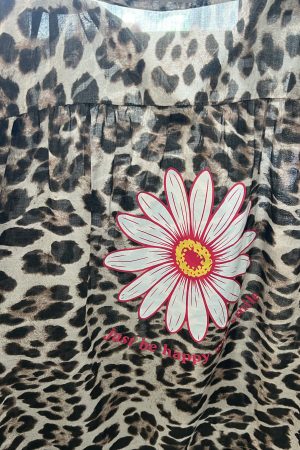 TOP FLOWER BEIGE